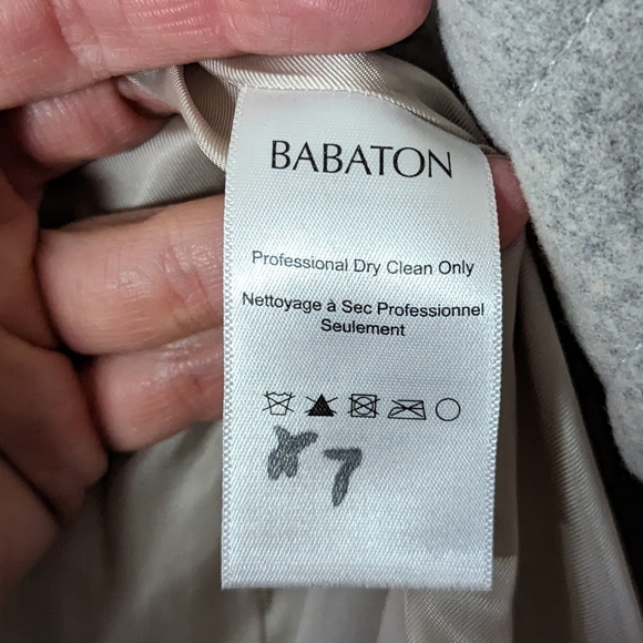 NWOT Babaton Grey "The Connor Coat" Wool & Cashmere Blend - Picture 15 of 15